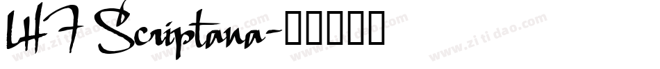 LHF Scriptana字体转换